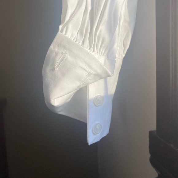 Ruffle Wrap dress shirt - Picture 4 of 6